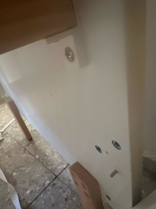 Cuna bebé con varias alturas
