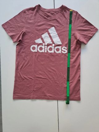 Camiseta Adidas con Logo grande en color  Blanco