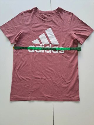Camiseta Adidas con Logo grande en color  Blanco