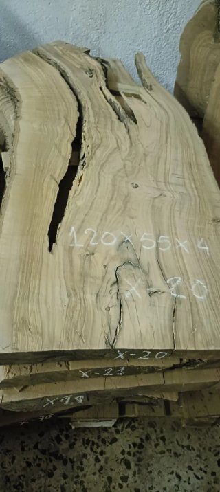 Tablón de Olivo 120x55x4
