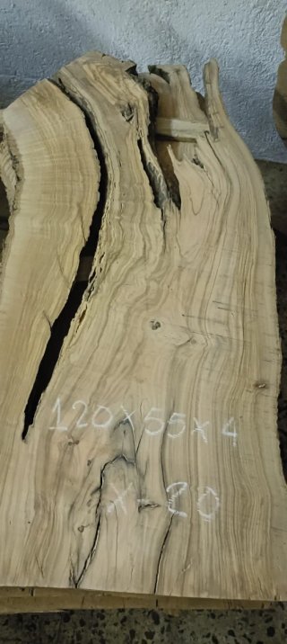 Tablón de Olivo 120x55x4