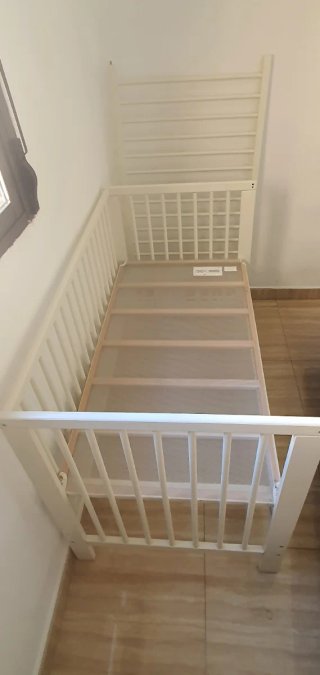 Cuna blanca IKEA 60x120