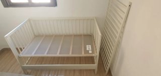 Cuna blanca IKEA 60x120
