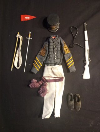 Lote de ropa militar para muñeco