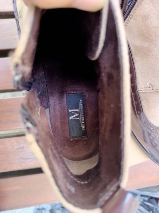 Botines retro estilo Oxford con hebillas / Talla38