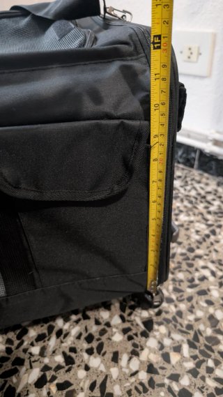 Transportín para gato/perro negro