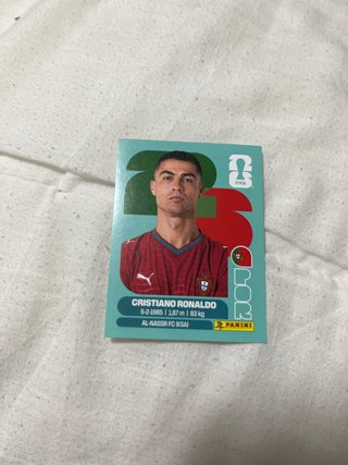 Carta Cristiano Ronaldo Mundial 2023 Panini