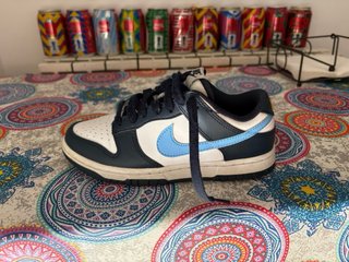 Zapatillas Nike Dunk Low Azul Blanco