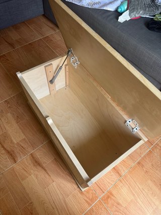 Arcón Mesita Rattan y Madera Maisons du Monde