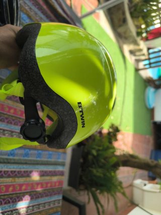 Cascos de Bicicleta Negro y Amarillo
