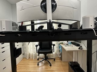 Mesa Elevable Flexispot E1 PRO + Cristal