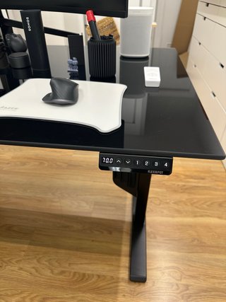 Mesa Elevable Flexispot E1 PRO + Cristal