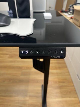 Mesa Elevable Flexispot E1 PRO + Cristal