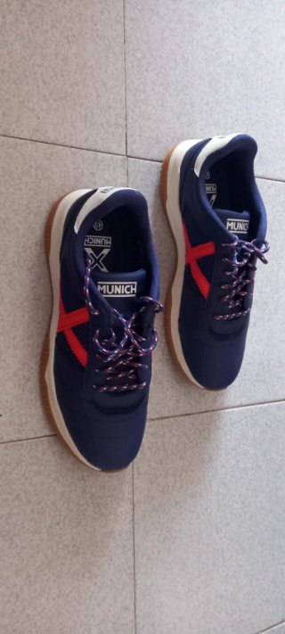 Zapatillas Munich Talla 43 Azul/Blanco