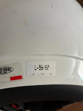 Casco Moto modular Homologado Talla L Blanco