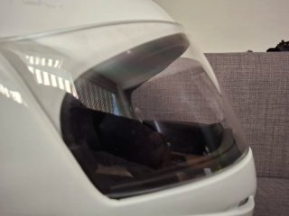 Casco Moto modular Homologado Talla L Blanco