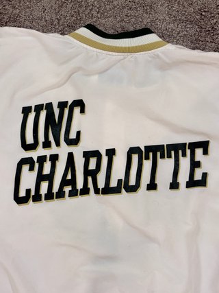 Champion vintage UNC Charlotte chaqueta talla L