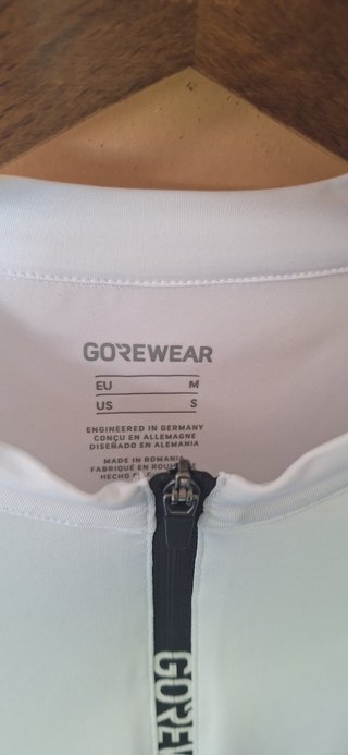 Maillot Gore Wear Blanco Corto