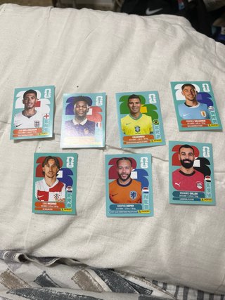 Cromos Mundial 2022 Panini (7 cromos)