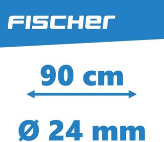 FISCHER Catena con Lucchetto ad Anello per Bici