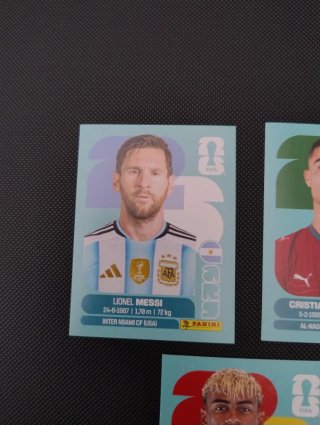 CROMOS MESSI CRISTIANO RONALDO LAMINE YAMAL 2026