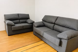 Sofá Cama Chaise Longue Gris