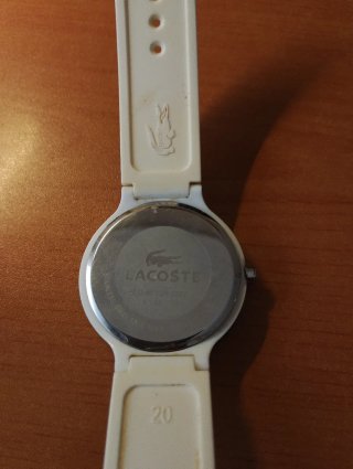 Reloj Lacoste Goa Rayas Verde Blanco