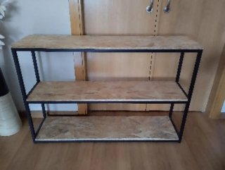 Estantería Hierro y Madera
