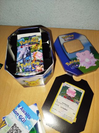 Lata Pokémon GO (sobres abiertos)