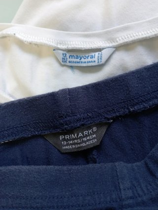 Camiseta Mayoral + mayas 12 años