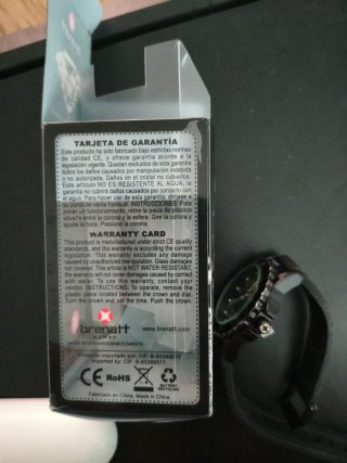 Reloj Brenatt Negro Mujer Caja Nuevo