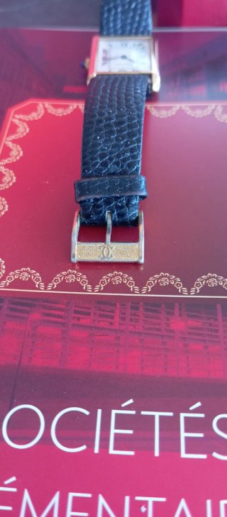 Reloj Cartier Tank Must Oro 18 kt