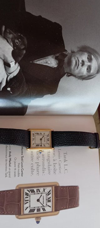 Reloj Cartier Tank Must Oro 18 kt