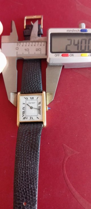 Reloj Cartier Tank Must Oro 18 kt