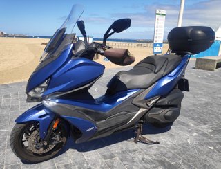 Kymco 400 Maxi Scooter Azul/Gris