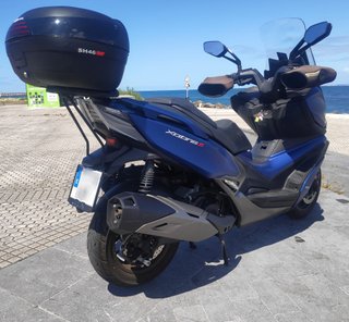 Kymco 400 Maxi Scooter Azul/Gris
