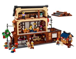 Lego Edificio Giapponese con Minifigure