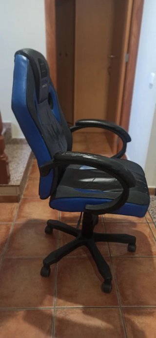 Silla Gamer/Oficina Negra y Azul