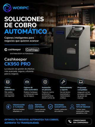 Cajones Inteligentes Renting Cashkeeper y Cashlogy