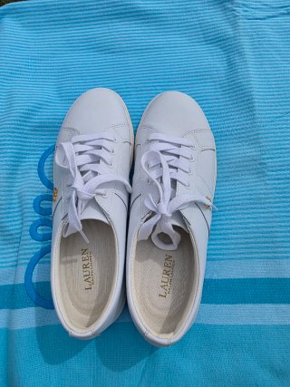 Zapatillas Ralph Lauren Blancas Talla 40.5