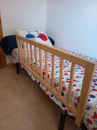 Barrera de Cama Infantil Madera