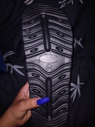 Chanclas negras hombre