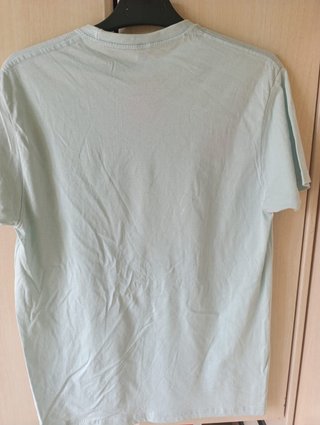 Camiseta hombre azul celeste