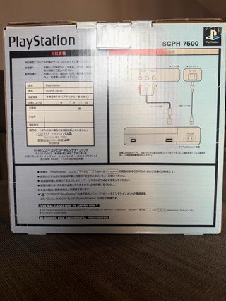 PlayStation 1 Japonesa con embalaje original.