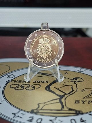 Moneda 2€ España Policía Nacional 1824-2024