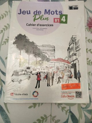 Libro de francés y libro de ejercicios de 4° ESO