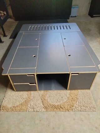 Kit mueble cama camper Mercedes Viano