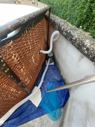 Piscina Bestway Metal/Plástico Azul/Blanco