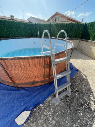 Piscina Bestway Metal/Plástico Azul/Blanco