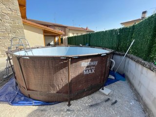 Piscina Bestway Metal/Plástico Azul/Blanco